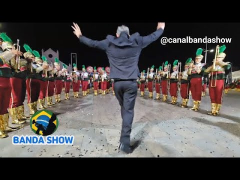 Banda Marcial Tradicional de Alagoinhas no Concurso de Bandas e Fanfarras de Mata de São João 2024
