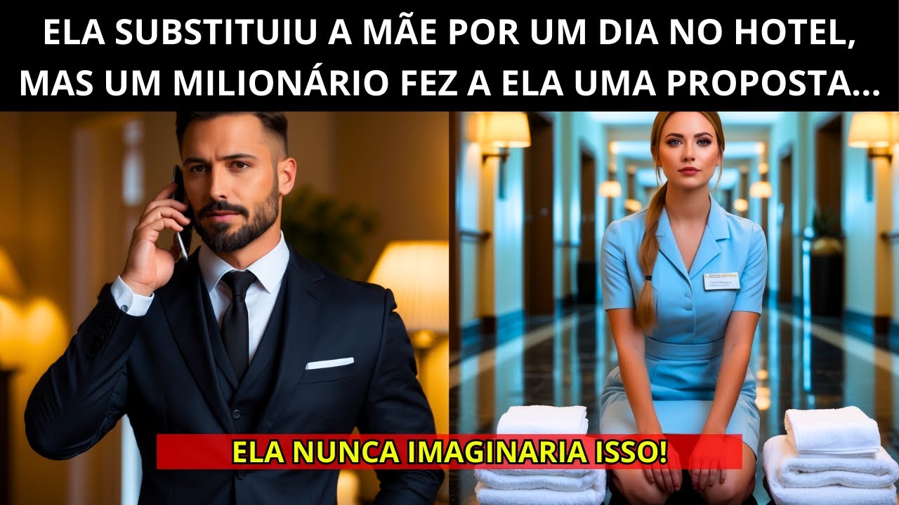 ELA SUBSTITUIU A MÃE POR UM DIA NO HOTEL E UM MILIONÁRIO FEZ A ELA UMA PROPOSTA INESPERADA...