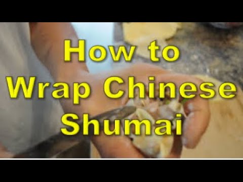 How to wrap Chinese Shumai (style 2) - Ny The Cook