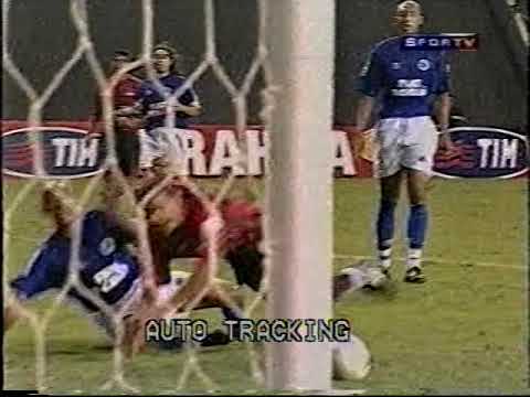 ATLETICO-PR 1 X 2 CRUZEIRO - FINAL COPA SUL/MINAS 2002 - MELHORES MOMENTOS - NARRAÇÃO LUIS CARLOS JR