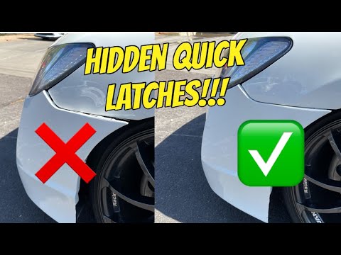 Installing The BEST Front Bumper Quick Release Latches!!