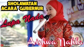 Download lagu AISHWA PERFORM SHOLAWATAN LUPA NADA mp3