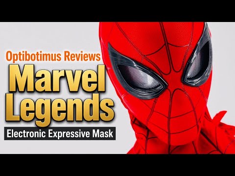 Marvel Legends Spider-Man: Homecoming Electronic Expressive Mask Video Review