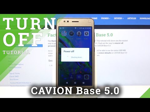 How to Switch Off CAVION Base 5.0 – Power Off Device