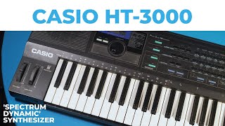 Video thumbnail for Casio HT-3000 - Spectrum Dynamic synth by Alfonse