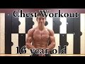 Chest workout | 16 year old bodybuilder