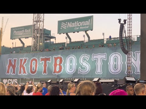 NKOTBOSTON- August 2021- Fenway Park