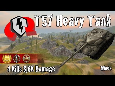 T57 Heavy Tank  |  4 Kills 8,6K Damage  |  WoT Blitz Replays