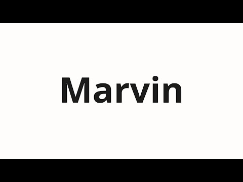 How to pronounce Marvin | Марвин (Marvin in Russian)