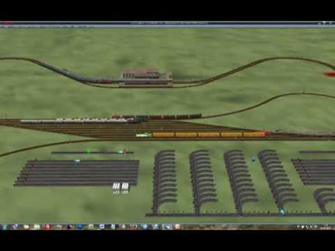 EEP-X Tutorial 53 - An 8 Track Depot Sation - Model Train Simulator