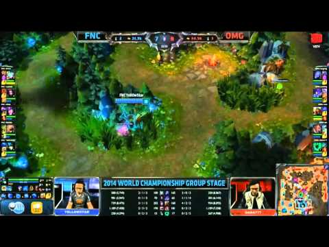 LMHT [27-09-2014] FNC vs OMG Chung Kết Thế Giới Mùa 4 Bảng C