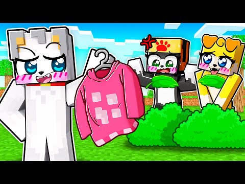 Transformé a MIS AMIGOS en OUTFITS en Minecraft! 👙😂