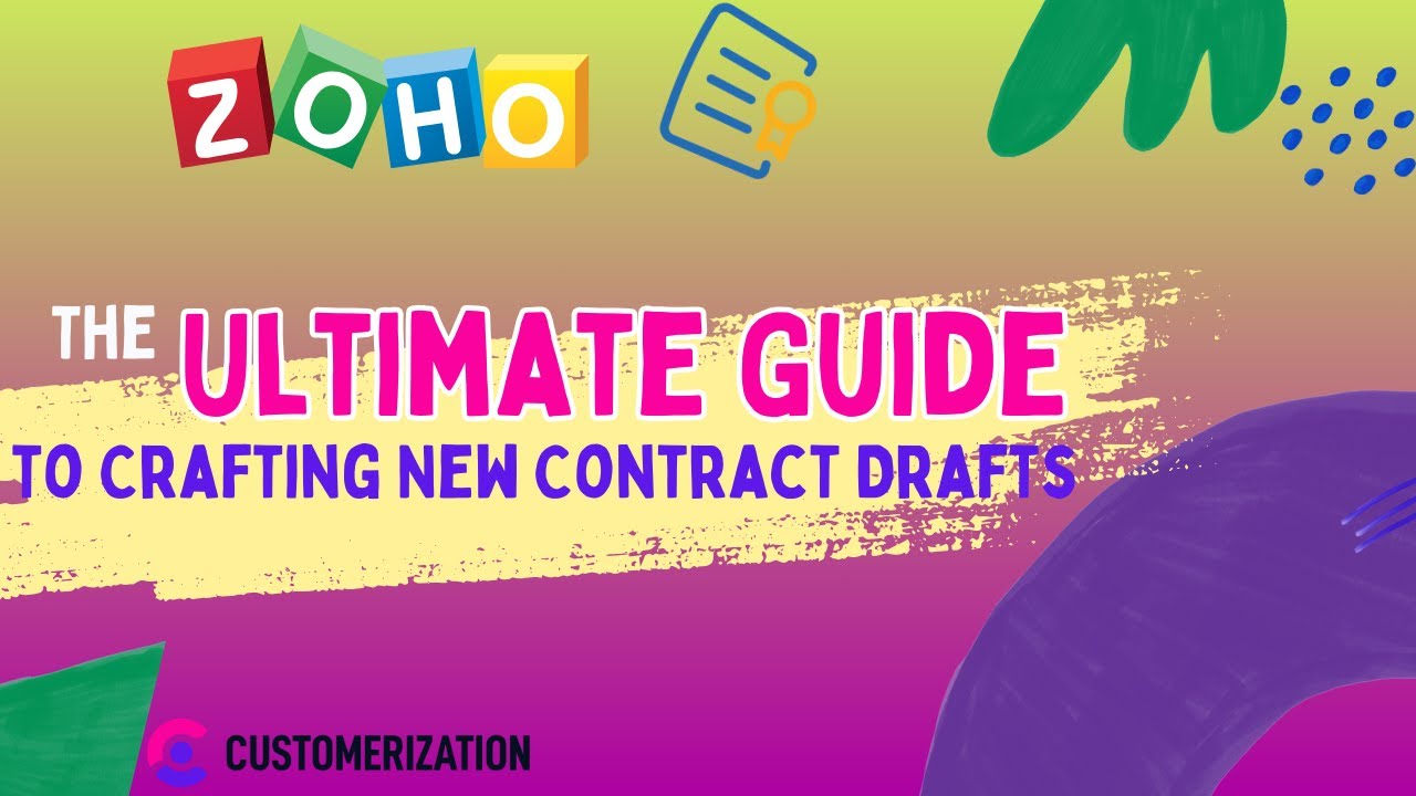 The Ultimate Guide to Crafting New Contract Drafts | Zoho Contracts 2023