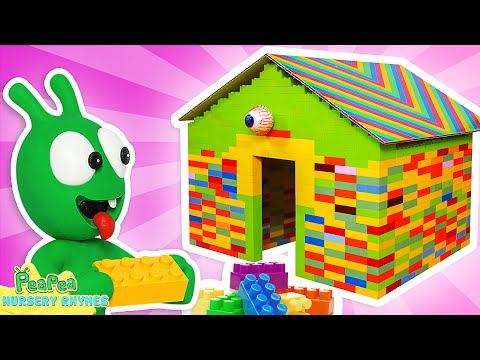 Building Lego Blocks Song + More Pea Pea Nursery Rhymes & Kids Songs - Fun Sing Along Songs