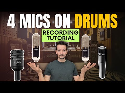 4-Mic Drum Recording: BEST WAY | Drum Recording Techniques