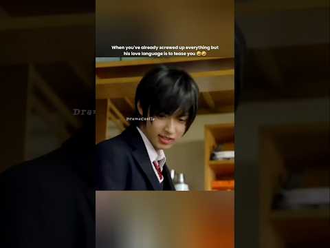 He tickled to tease her while she's hiding  😅🤣 #jdrama #japanese #kentoyamazaki #shorts