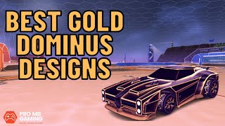 Best Gold Dominus Designs in Rocket League