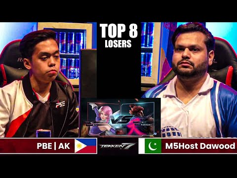 DAWOOD (Alisa) 🇵🇰 vs 🇵🇭 AK (Akuma/Shaheen) Top 8 Losers | Takedown Pakistan Event 2023- Tekken 7