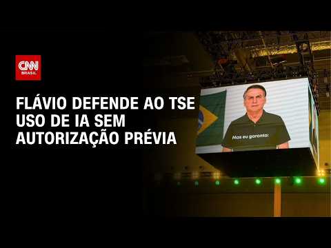 Flávio defende ao TSE uso de IA sem autorização prévia de pessoa retratada | BASTIDORES CNN