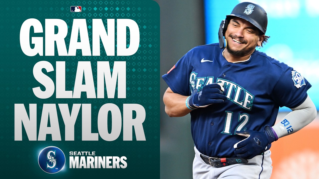 GRAND SLAM JOSH NAYLOR 😳 He's the third Mariners player to crush a slam in 2026 🔱
