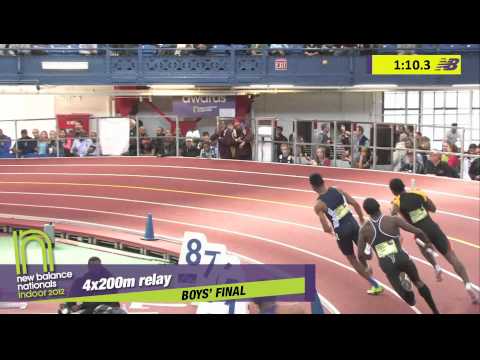 Boys 4x200m Final - New Balance Indoor Nationals 2012
