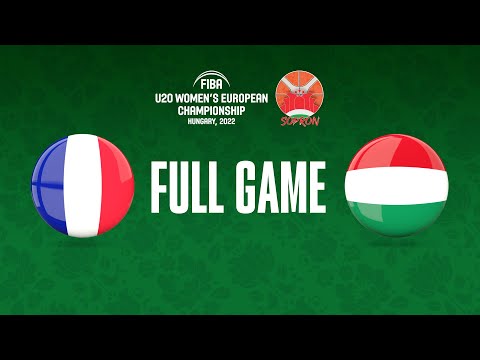 France v Hungary | Full Basketball Game | FIBA U20 Women's European Championship 2022