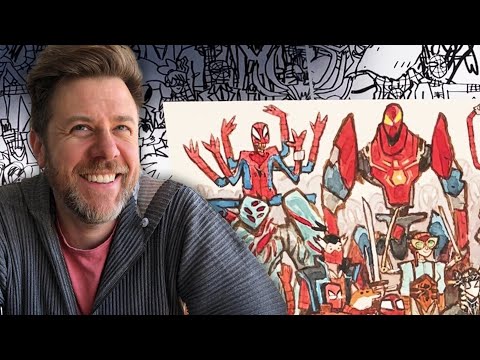 Exclusive First Look at Spider-Man: Across the Spider-Verse Painting