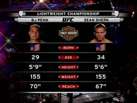 BJ Penn vs Sean Sherk full fight