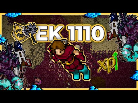 EK 1110 Hunt x4 Rotten Wasteland 31kk/h (200% + prey) - Tibia Hunt [13.13] #tibia #tibiahunt
