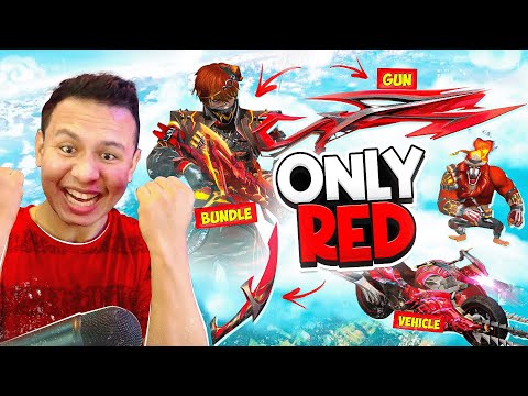 Insane Lvl 🔥 Everything Red ❤️ Only Challenge in Duo Vs Squad 😱 Tonde Gamer - Free Fire Max