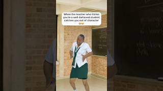 When the teacher who thinks you’re a good student catches you doing this 😭😂 #shorts