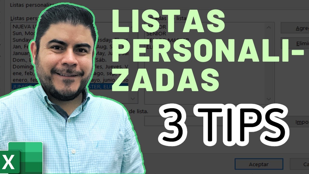 3 tips for using custom LISTS in Excel and 😱 surprise your friends and colleagues