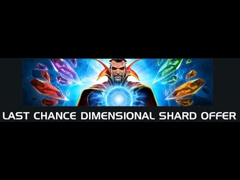 Marvel contest of champions   Last Chance Dimensional Shard Offer