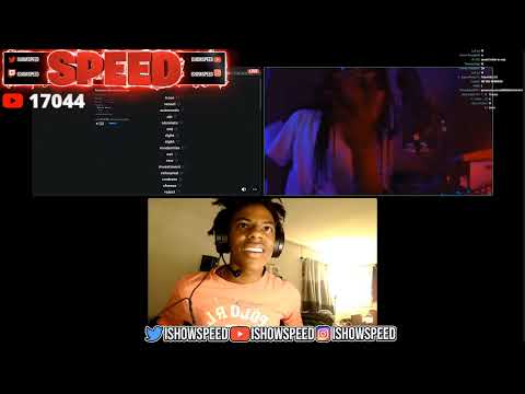 Aqua Raps goes crazy on IShowSpeeds live stream