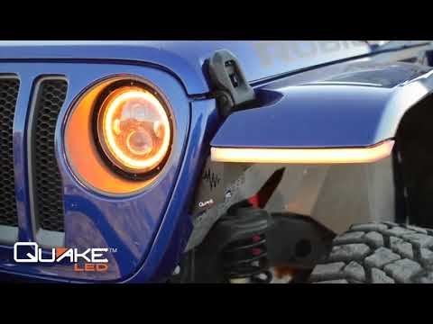 Sneak Peak of Quake LED's New Jeep JL Wrangler/ Gladiator Sequential Chop KIt - High Line Finder Kit