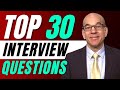 Top 30 Interview Questions From A Recruiters Hiring Playbook