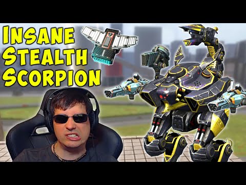 New Ridiculous STEALTH SCORPION War Robots Mk2 Gameplay - WR