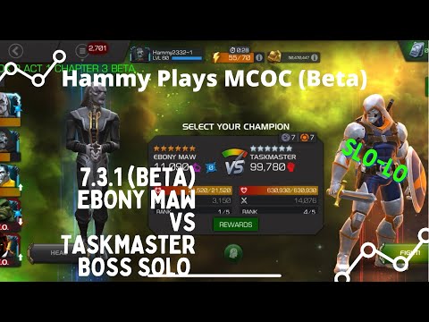 MCOC: Book 2 Act 1 Chapter 3 (7.3.1 Beta) | Ebony Maw Is Amazing?!? | Nah. Maybe Just Funny