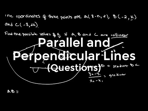 Parallel And Perpendicular Lines Questions O Level Additional Mathematics