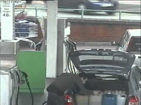 Petrol theft CCTV