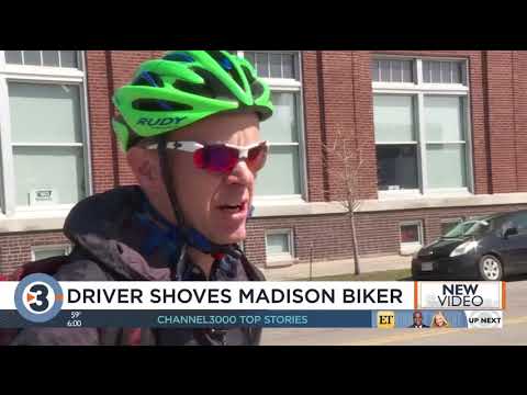 Madison Metro Bus surveillance video captures road rage between driver and cyclist