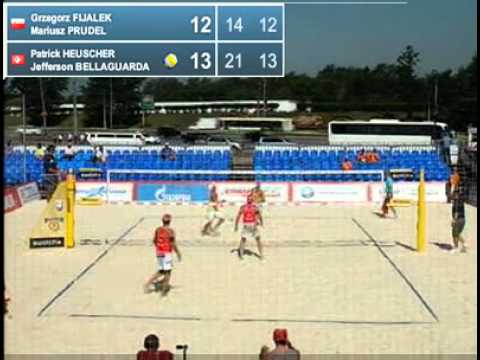 Fijalek-Prudel POL Heuscher-Bellaguarda SUI 2-1 (14-21, 21-19, 15-13) Pool N Moscow Grand Slam 2011