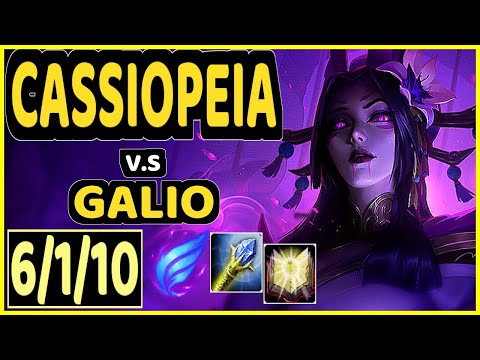 STROMPEST (CASSIOPEIA) vs GALIO - 6/1/10 KDA MID CHALLENGER GAMEPLAY - NA