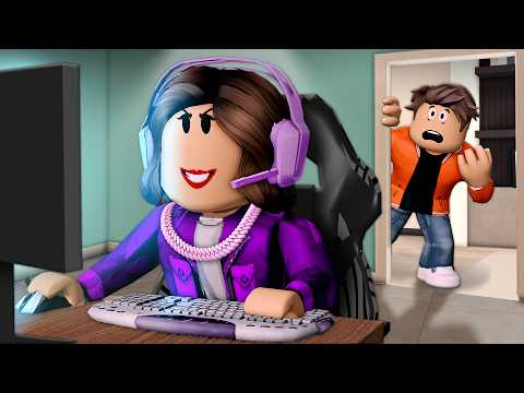 His MOM Was Secretly A PRO GAMER! (A Roblox Movie)