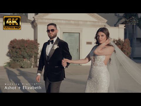 Ashot and Elizabeth's Wedding 4K UHD Highlights at Landmark hall  st Sophia church  and Down Town LA