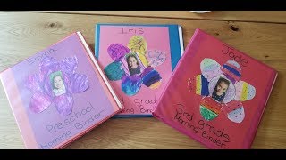 Homeschool Morning Calendar Binders Preschool-3rd Grade