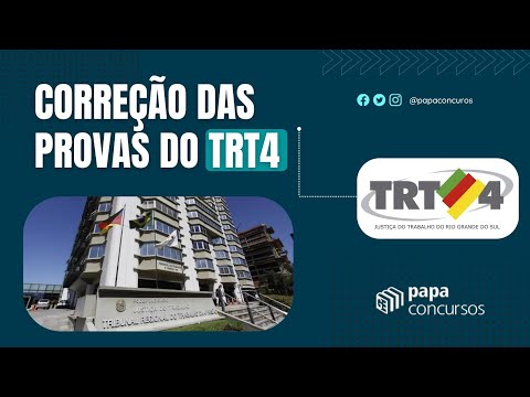 Correção das provas do TRT 4ª - Professor Marcelo Sobral - (Prova de Analista) - Parte 01