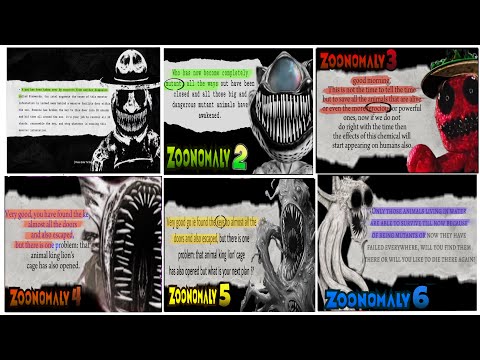 Main Menu Intro Comparison - Zoonomaly Chapter 1 Vs Chapter 2 Chapter 3 Vs Chapter 4 Vs Ch 5 Vs Ch 6