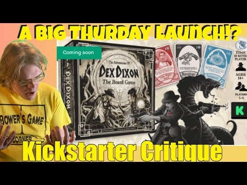 The Adventures of Dex Dixon: The Board Game - Kickstarter Critique Review