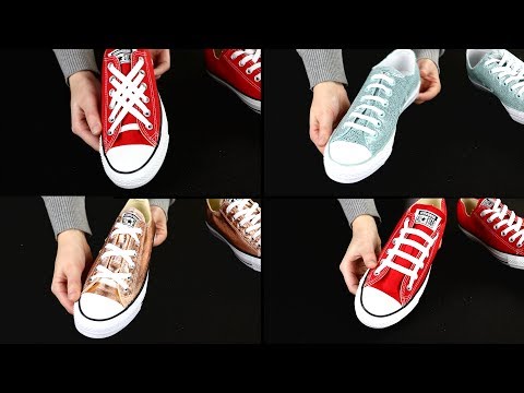 6 façons créatives de faire ses lacets